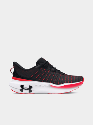 Womens Under Armour Infinite Elite Black/Red Running Shoes