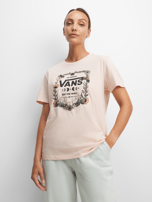 Women's Vans Wylderness Peach Boyfriend Tee