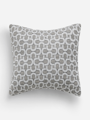 Jet Home Grey Jacquard Scatter Cushions