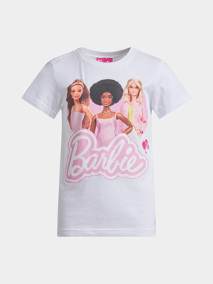 Jet Older Girls White Barbie & Friends T-Shirt