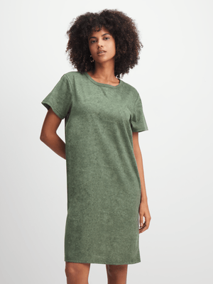 Jet Women's Fatigue Overdyed T-Shirt Dress