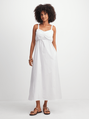 Jet Women's White Strappy Maxi Dress