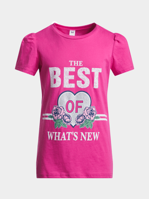 Jet Older Girls Pink Best Of What's New T-Shirt