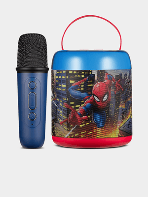 Spider-Man LED Karaoke Speaker with Microphone