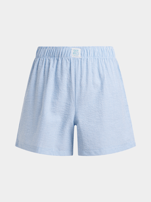 Jet Teen Girls Blue/White Shorts