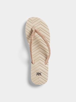 Jet Women's Stone Platform Flip Flops