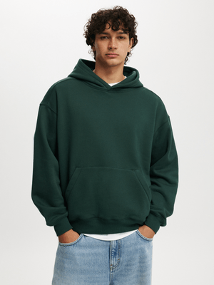 Men's Cotton On Green Box Fit Hoodie