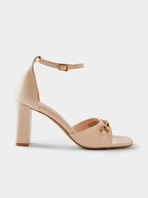 Women's Cotton On BEIGE Sabrina Block Heels