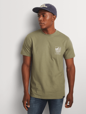 Men's Union-DNM Crafted Green T-Shirt