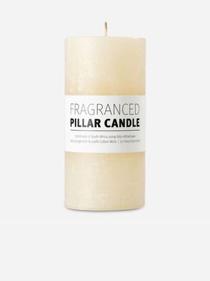 pillar candle vanilla cream 7x15cm