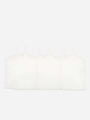 votive candle white set/6