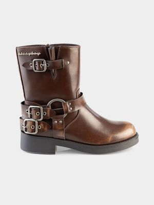 Women's Sissy Boy Brown Chelsea Boot