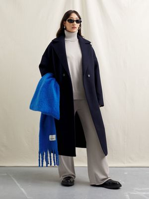 Women's Canvas Melton Coat