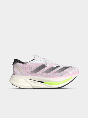 Mens adidas Adizero Prime X 2 Strung White/Black/Pink Running Shoes