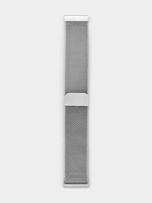 Tempo Pulse Silver Plated Mesh Smart Watch Strap