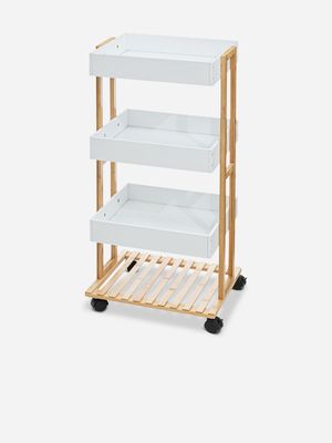 Self Assembly Five5 Natureo 4 Level Strolley White