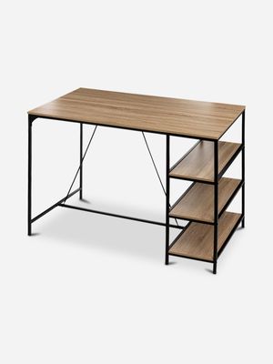 Self Assembly Five5 Alia Bar Table W/3 Shelves