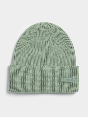 TS Ribbed Sage Beanie