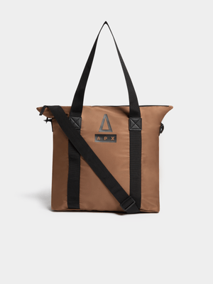 APX Long Strap Brown Tote Bag