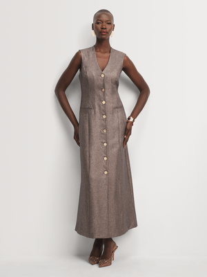 Luella Tailored Button Through Dress