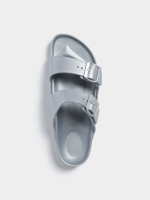 Birkenstock Womens Airzona Eva Silver Slide