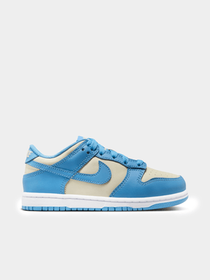 Nike Kids Dunk Low Blue/Yellow Sneaker