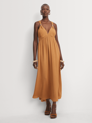 Linen-like Hardware Detail Sundress