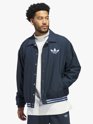 adidas Originals Men's Blue Coach Jacket