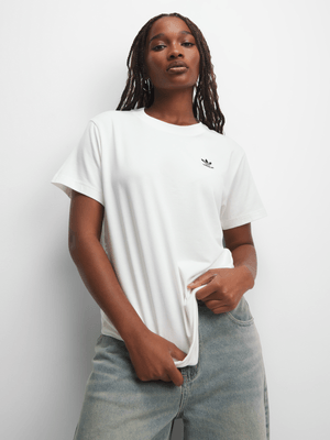 adidas Originals Women's Trefoil White T-Shirt