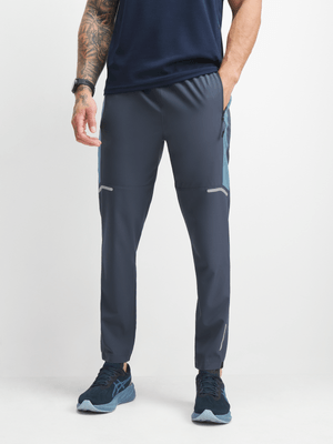 Mens TS Dri-Tech® 4 Way Stretch Colour Block Petrol Trackpants