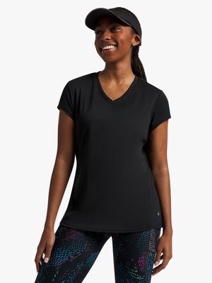 Womens TS Dri-Tech® Active Black Tee