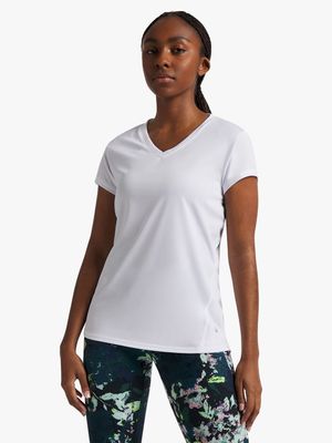 Womens TS Dri-Tech® White Active Tee