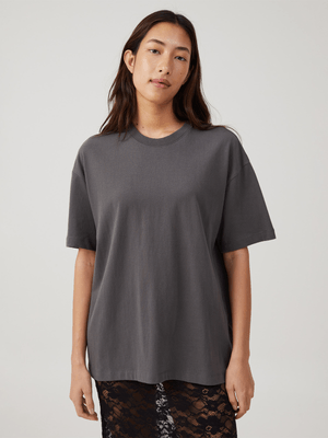 Women's Cotton On Grey The Boxy Oversized T-shirt