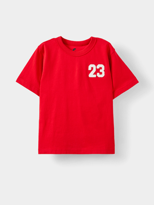 Cotton On Kids Red Boy Jonny Short Sleeve Graphic Print T-shirt