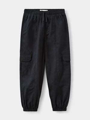 Cotton On Kids Black Girl Alex Utility Pants