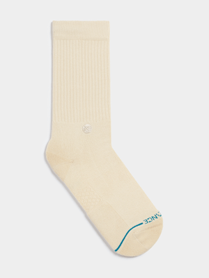 Stance Unisex Cream Crew Sock