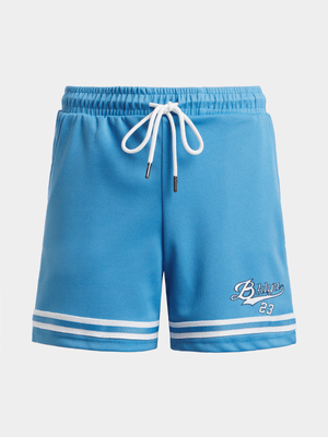 Jet Teen Girls Blue Basketball Shorts