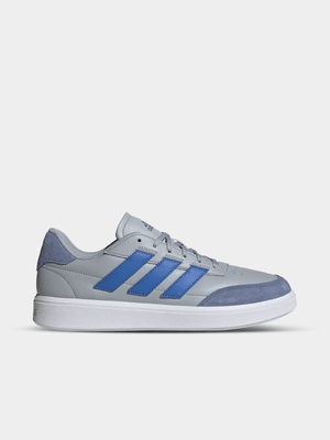 Mens adidas Courtblock Grey/Blue Sneaker