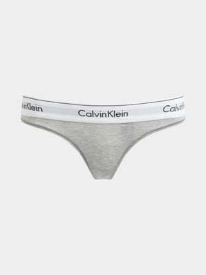 Calvin Klein Women Grey Thong