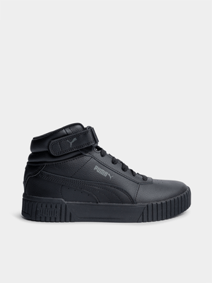 Junior Puma Carina 2.0 Mid Black Sneaker