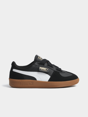 Puma Women's Palermo Wide Lace Black.White Sneaker