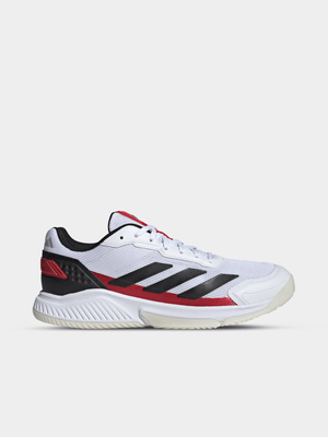 Mens adidas Courtquick White/Red/Black Padel Shoes