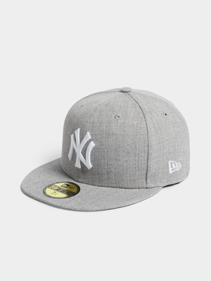 New Era Unisex 59FIFTY New York Yankees League Essential Grey Cap