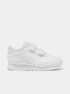 Puma Kids ST Runner V4 Mono White Sneaker