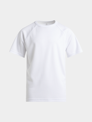 Boys TS Performance White Tee