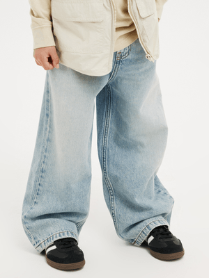 Cotton On Kids Blue Boy Super Baggy Jeans