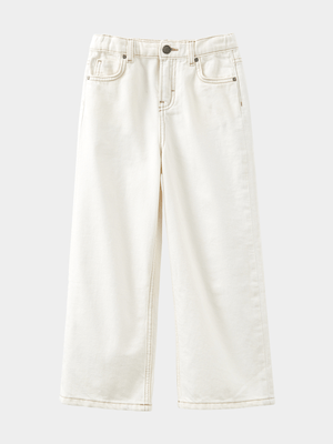 Cotton On Kids Cream Boy Super Baggy Jeans