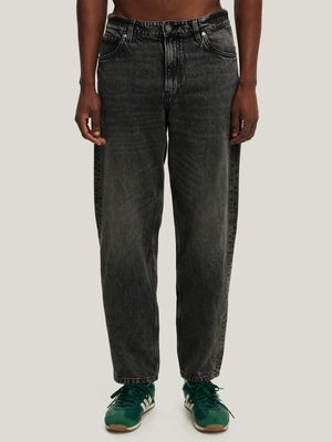 Men's Cotton On Black Baggy Jeans