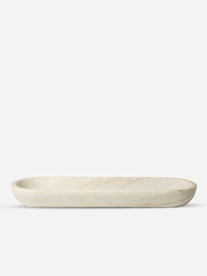 Marble Oval Bowl 45 X 22 X 5cm