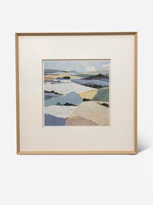 Blue Landscape No.1 Framed Art 60cm